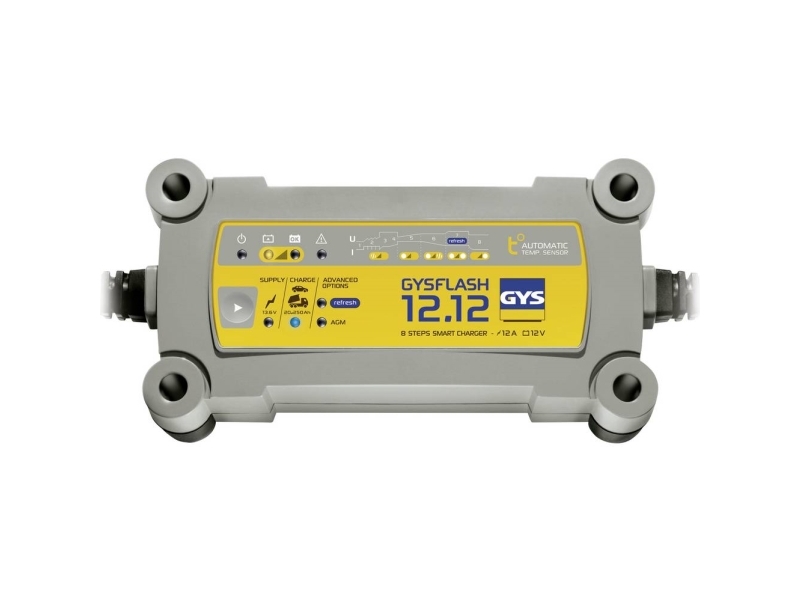 Gys Flash 12.12 029392 Automatisk Oplader 12 V 12 A (029392)