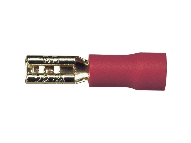 Sinuslive Car Hifi Fladstik Sæt Med 10 Stk. 1.5 Mm² 2.8 Mm Forgyldt
