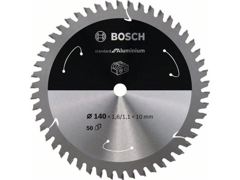 Bosch Rundsavklklklinge Accu Std Alu 140X10mm 50T