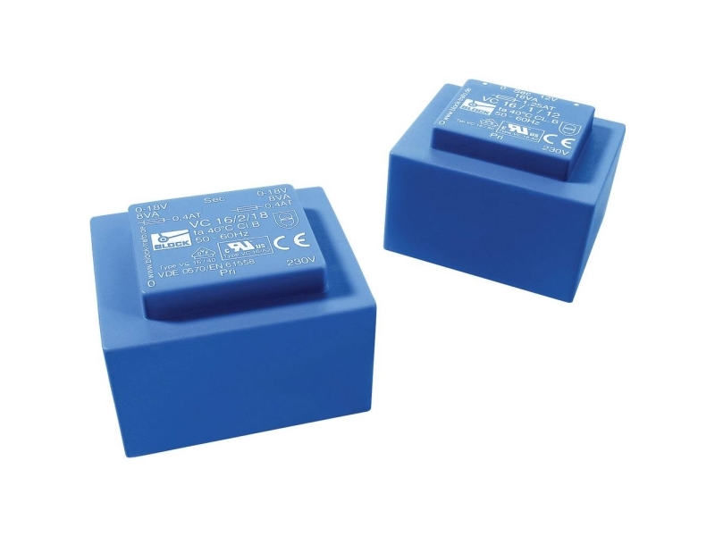 Block VC 5,0/2/8 Printtransformator 1 x 230 V/AC 2 x 8 V/AC 5 VA