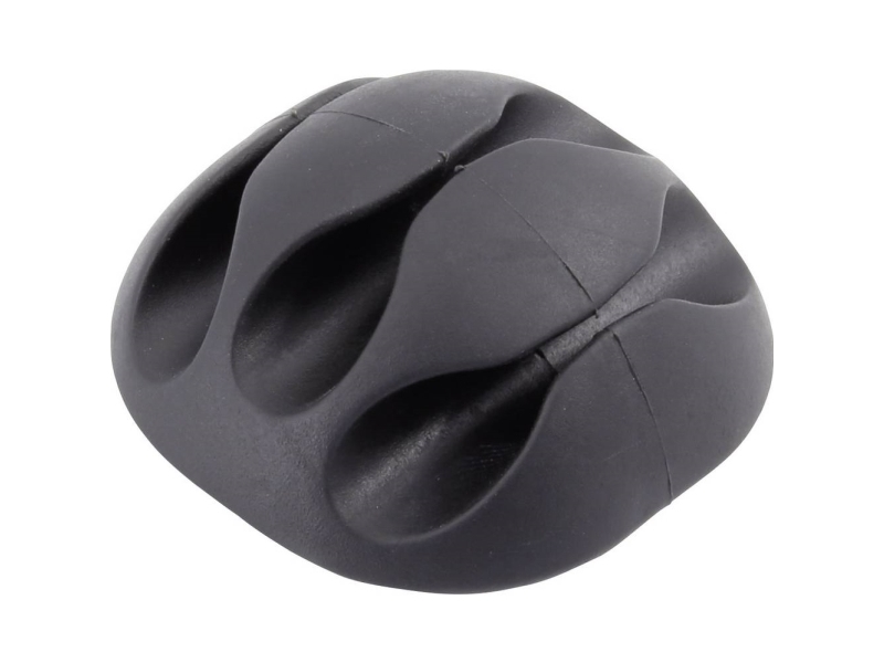 Tru Components Kabelholder Selvklæbende Tc-6646596 Bundt-Ø-Område 8 Mm (Max) Sort 1 Stk