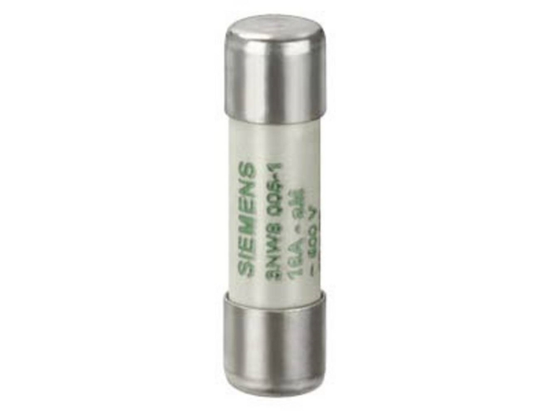 Siemens 3NW80011 Cylindersikringsindsats Passer til Finsikring 10,3 x 38 mm 6 A 500 V 10 stk