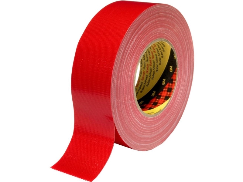 Scotch 389r38 Tekstiltape Rød L X B 50 M X 38 Mm 1 Stk