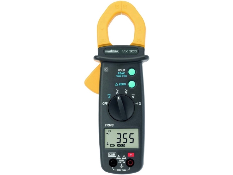 Metrix Mx0355z Strømtang Digital Cat Iii 600 V Visning (Counts): 6000