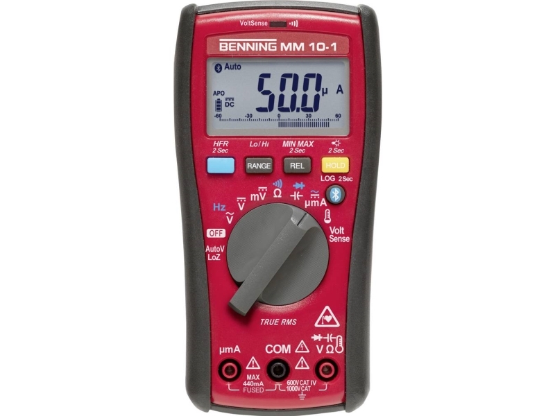 Benning 044687 Hånd Multimeter Digital Datalogger Cat 600 Visning Counts: 6000