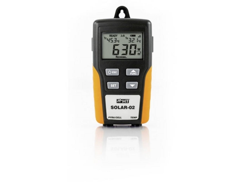 HT Instruments 1006720 SOLAR-02 Multi-datalogger Mål Temperatur, Bestrålingsstyrke -20 til 99.9 °C | EL Artiklar - Verktyg för EL - Mätutrustning för miljö | GameStuff