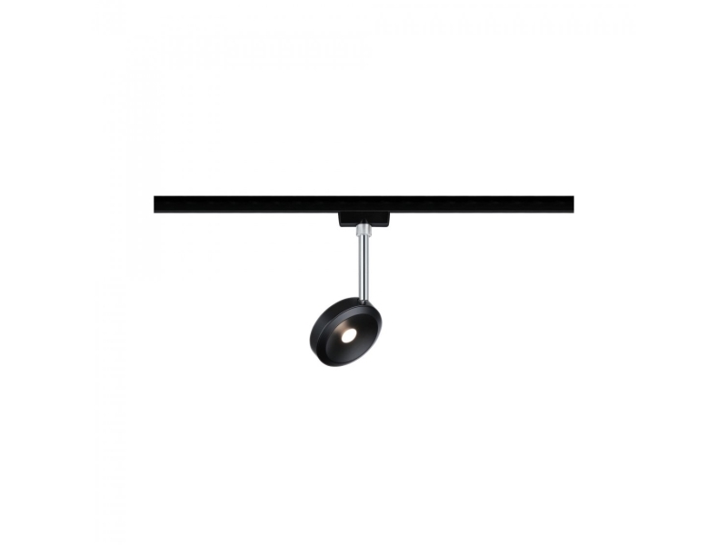 Paulmann Discus Skinnebelysningsspot Led 5 W 2700 K 430 Lm Sort Krom