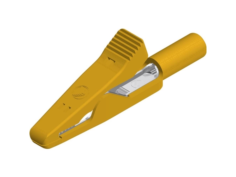 Hirschmann Test & Measurement MA 2 VA ge Trykterminal Tilslutning 2 mm Ohne Messkategorie Gul
