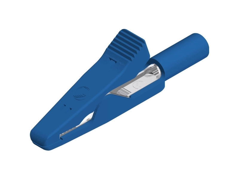 SKS Hirschmann MA 2 VA bl Trykterminal Tilslutning 2 mm Ohne Messkategorie Blå | EL Artiklar - Andra EL - krokodilnäbb | GameStuff