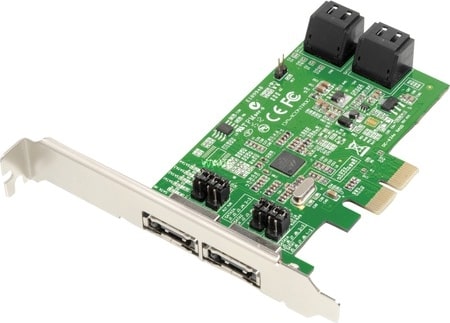 Dawicontrol Pci-Karte Pci-E Dc-614E Raid 4-Kanal Sata6g Retail