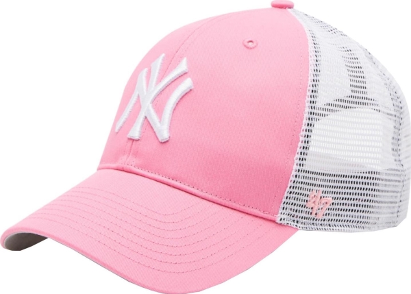 47 Brand Mlb New York Yankees Branson Cap B-Brans17ctp-Rsa Pink - One Size