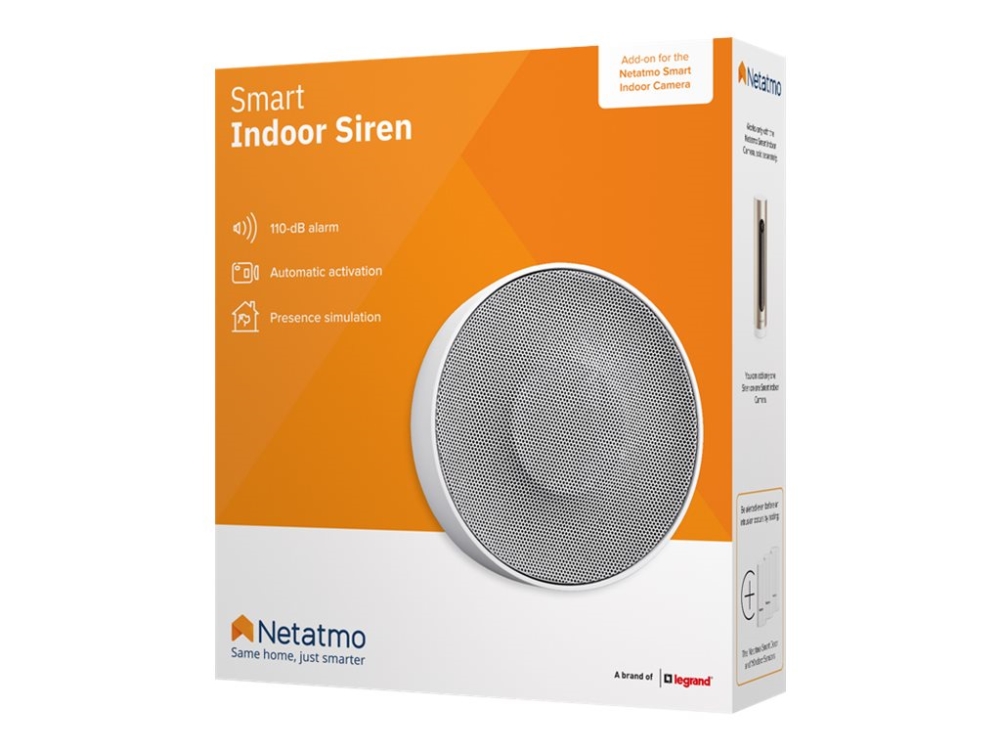 Netatmo Smart Indoor - Sirene - trådløs - Bluetooth