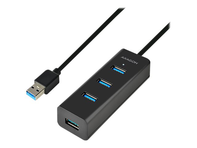 Axagon Hue-S2bl 4X Usb 3.0 Charging Hub W. 1.2M Kabel, Netzanschluss Micro Usb, Usb 3.2 Gen 1 (3.1 Gen 1) Type-A, Usb 3.2 Gen 1 (3.1 Gen 1) Type-A, 5
