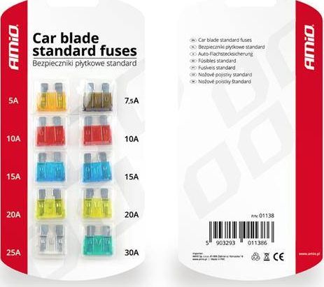 AMiO Sikringsholdere standard 10 stk.