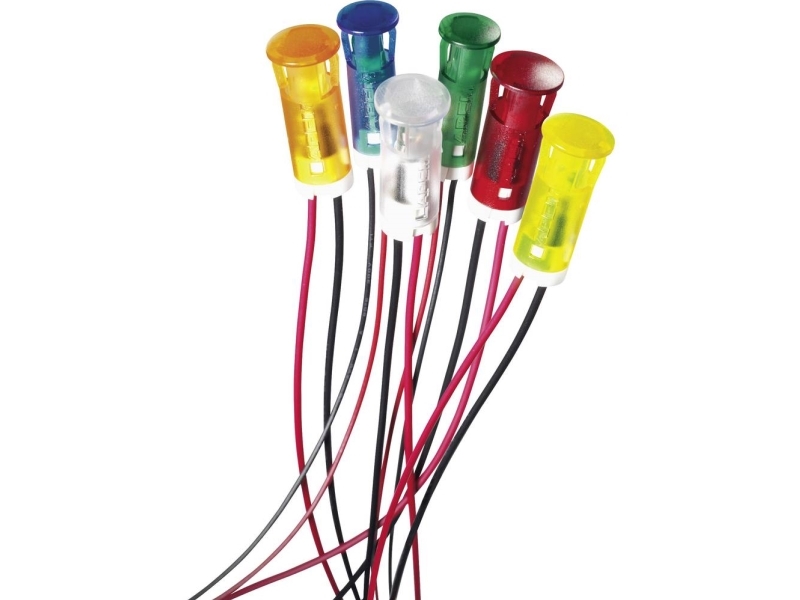 Apem Qs123xxr12 Led-Signalleuchte Rot 12 V/Dc 25 Mcd