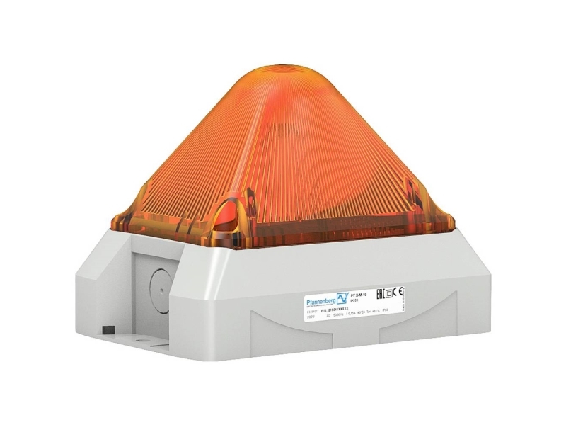 Pfannenberg Signalpære LED PY L-M 10-60 DC AM 7035 21553814055 Oranssi Blitzlys, Konstant lys, Blinklys 24 V/DC