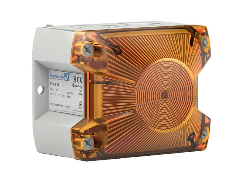 Pfannenberg Blitzlampe Xenon PY X-S-05 24 DC AM M12 7035 21510804101 Orange Blitzlys 24 V/DC