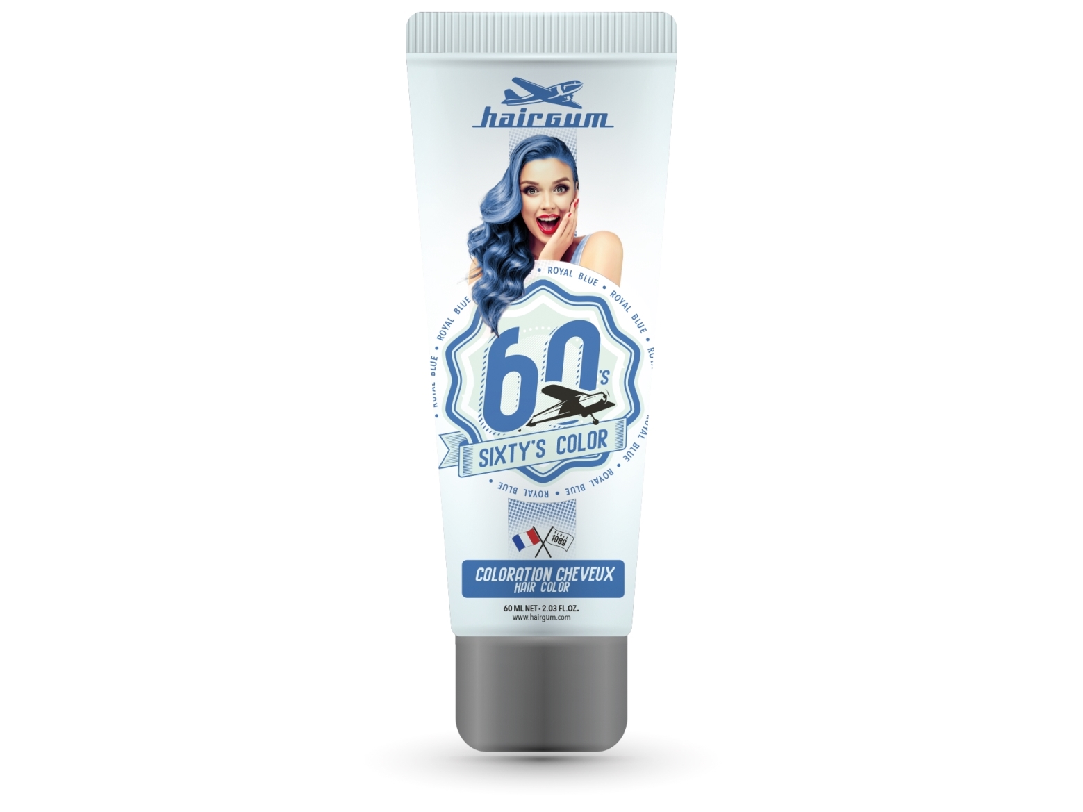 Hairgum Hairgum Sixty's Color Hair Color Royal Blue