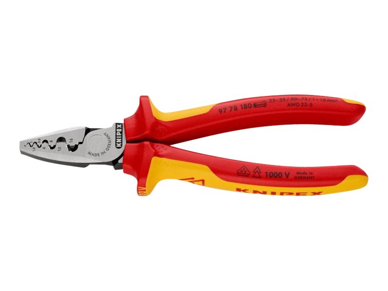 Knipex Crimptang Til Kabeltyller, 180 Mm
