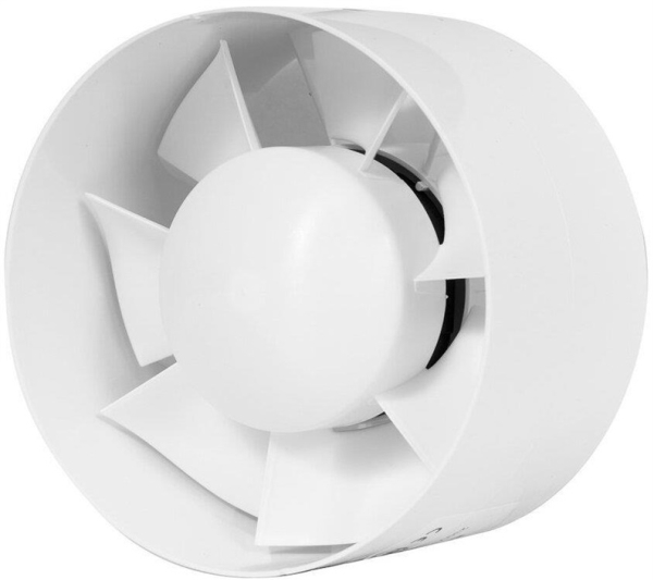 EUROPLAST EK125T kanalventilator, med timer