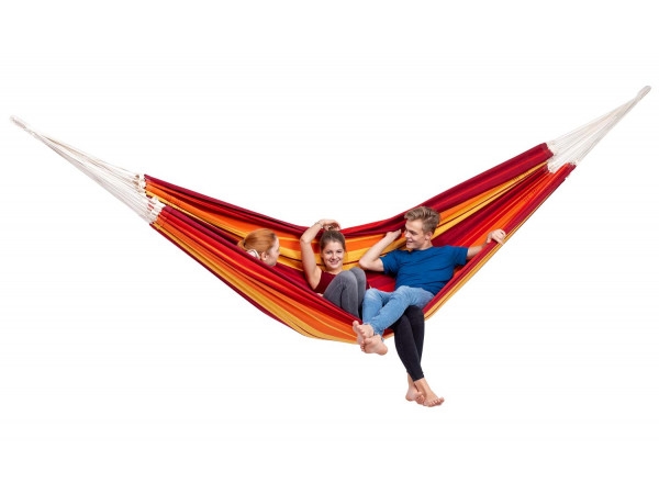 AMAZONAS AZ-1025200, Upphängningsbar hängmatta, 280 kg, 4 personer, Bomull, Polyester, Multifärg, 4500 mm | Grill, Bål & Terrasse - Terrass - Hängmattor | GameStuff