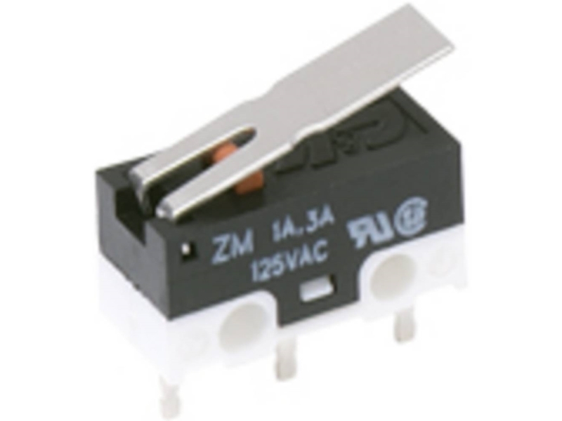 C & K Switches ZMCJF7L0T Mikrokontakt 125 V 3 A 1 x tænd/(tænd)/tænd Tastende 1 stk Bulk