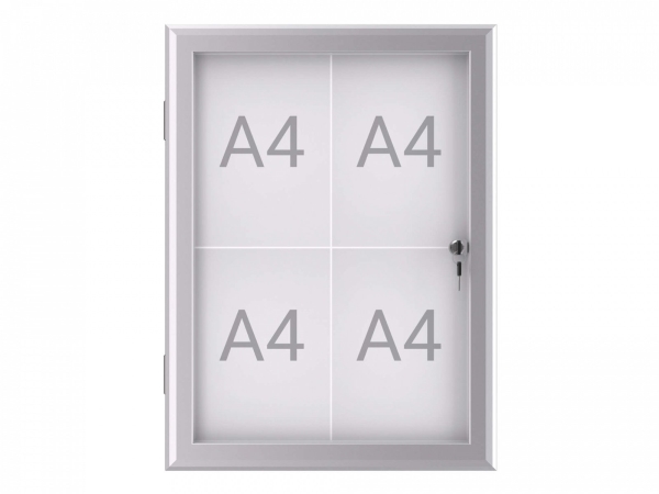 MAUL Excite, 434 x 608 mm, Poträtt, Stål, Glas, Gjuten aluminium, 1 dörr/dörrar, 522 mm | Möbler - Tillbehör - Broschyrhållare | GameStuff