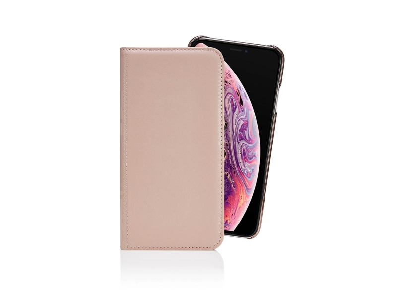 Pipetto 2-I-1 Lædercover Med Magnetisk Folio Til Iphone X/Xs - Navy Blue