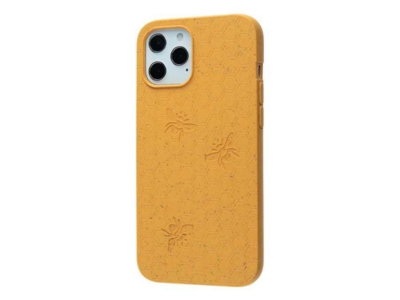 Pela Classic Case Hive Edition - Bee For Iphone 12 Pro Max - Honey Yellow
