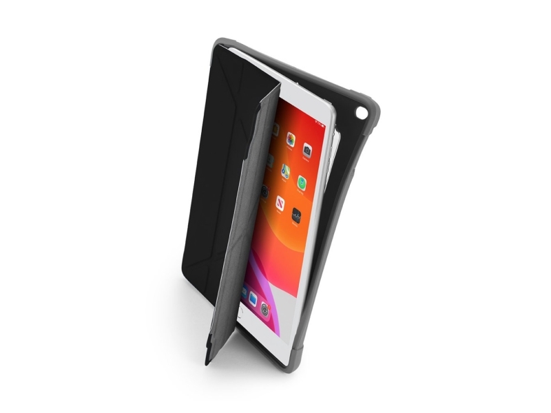 Pipetto Ipad 10.2" 2019 Origami Pencil Shield - Black