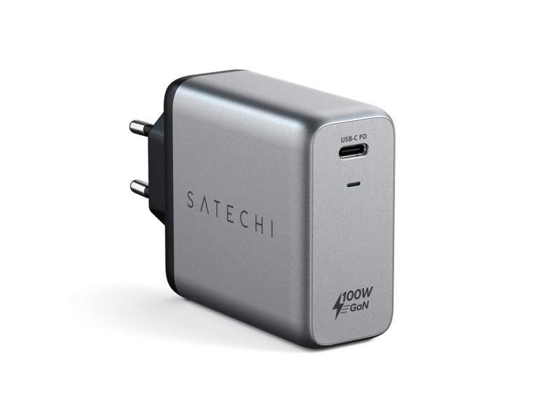 Satechi - Strömadapter - GaN-teknik - 100 Watt - PD (24 pin USB-C) - Europa | Tele & GPS - Batteri & Laddare - Laddare | GameStuff