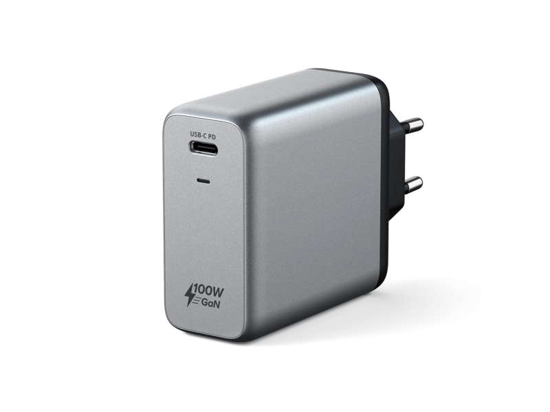 Satechi - Strömadapter - GaN-teknik - 100 Watt - PD (USB-C) - Europa | Datortillbehör - Laddare & Batterier - Nätaggregat adaptrar | GameStuff