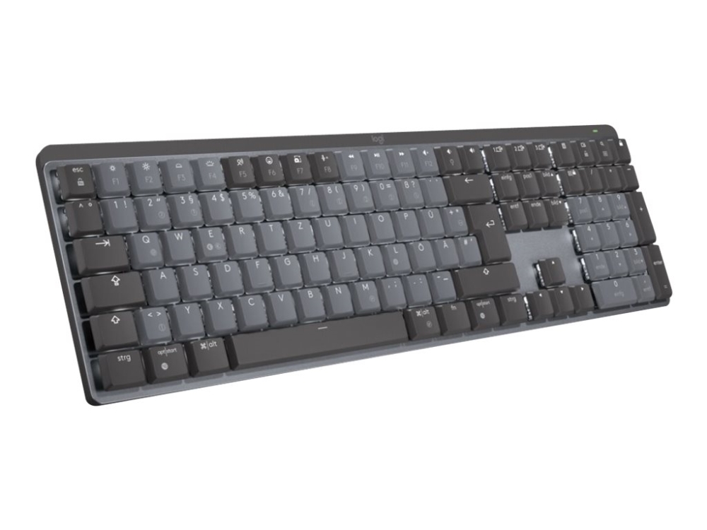 Logitech Master Series Mx Mechanical Tastatur Bagbelyst Trådløs Bluetooth Le Qwerty Uk Tastkontakt: Tactile Quiet Grafit