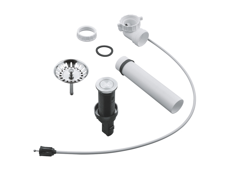 GROHE 40986SD0, Svart, Rostfritt stål, Vit, Grohe, 3,5 cm | Annan EL - Övriga artiklar | GameStuff