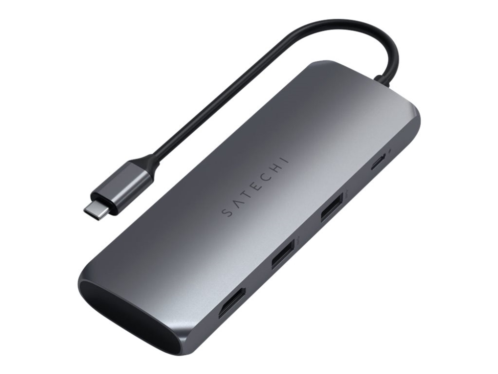 Satechi - Dockningsstation - USB-C - HDMI | Datorer & Surfplattor - Bärbara tillbehör - Port Replicator och dockning | GameStuff