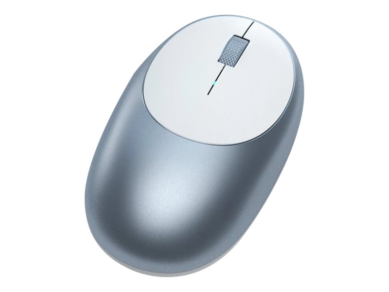 Satechi M1, Beidhändig, Optisch, Bluetooth, Blau, Weiß