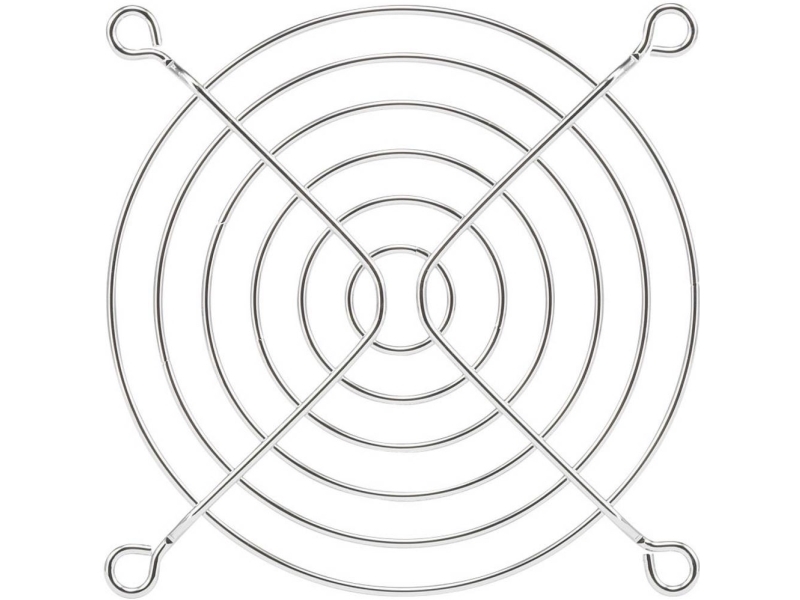 PROFAN Technology Ventilatorgitter 1 stk (Ø) 90 mm Metal Forkromet, Forniklet | Ventilation & Klimat - Ventilationstillbehör - Utblås Galler | GameStuff