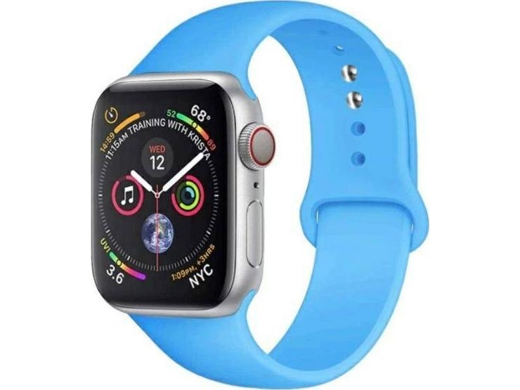 Beline Rem Til Apple Watch Silikone 42/44/45 Mm Blå