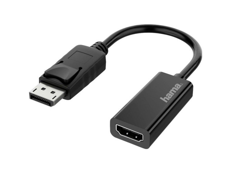 Hama 00200335, Displayport, Hdmi, Stecker, Buchse, Gerade, Gerade