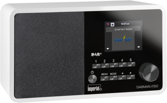 Imperial Dabman I150, Tragbar, Dab, Dab+, Fm, 87,5 - 108 Mhz, 174 - 240 Mhz, 20 W, 7,62 Cm (3")
