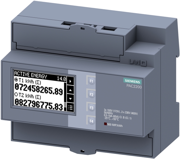 Siemens 7KM2200-2EA40-1CA1, Vahvavirta, kWh, 525 g