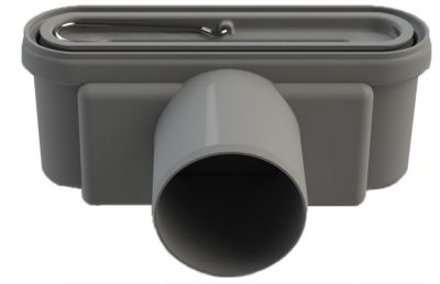 Unidrain Ablaufgehäuse Ø75 1411 - Linie, Horizontal, Inkl. Wasserschloss