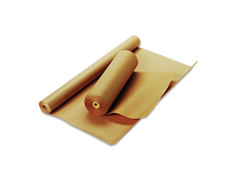 Indpakningspapir Fidele, økonomirulle, 60 g, 55 cm x 200 m, brunt | Papper & Emballage - Förpackning - Förpackningsprodukter | GameStuff
