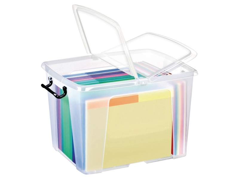 Förvaringslåda Strata, 40 L, 32 x 39,5 x 50 cm | Arkivering - Arkiv box/mappar - Förvaringslåda | GameStuff