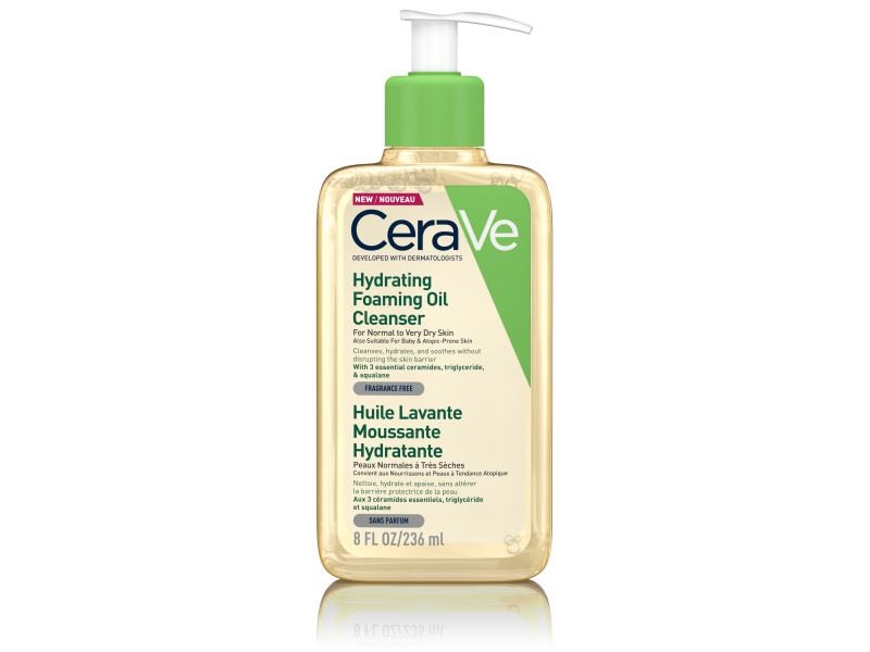 Cerave Facial Cleansers Hydrating Foaming Oil Cleanser (W,236)