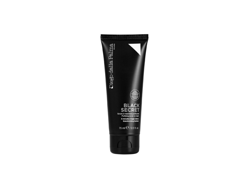Diego Dalla Palma Black Secret Purifying Face Scrub To Mask 5 Minute Detox Transforms Skin Texture More Even Complexion And Smoother Skin Less Visibl
