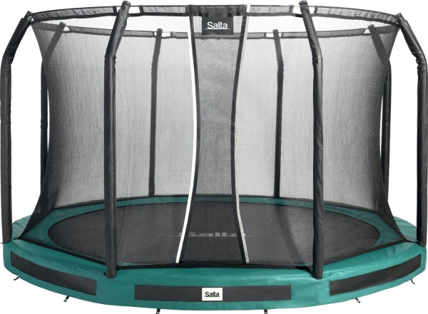 Havetrampolin Salta Premium Ground Combo med indre net 12 FT 366 cm