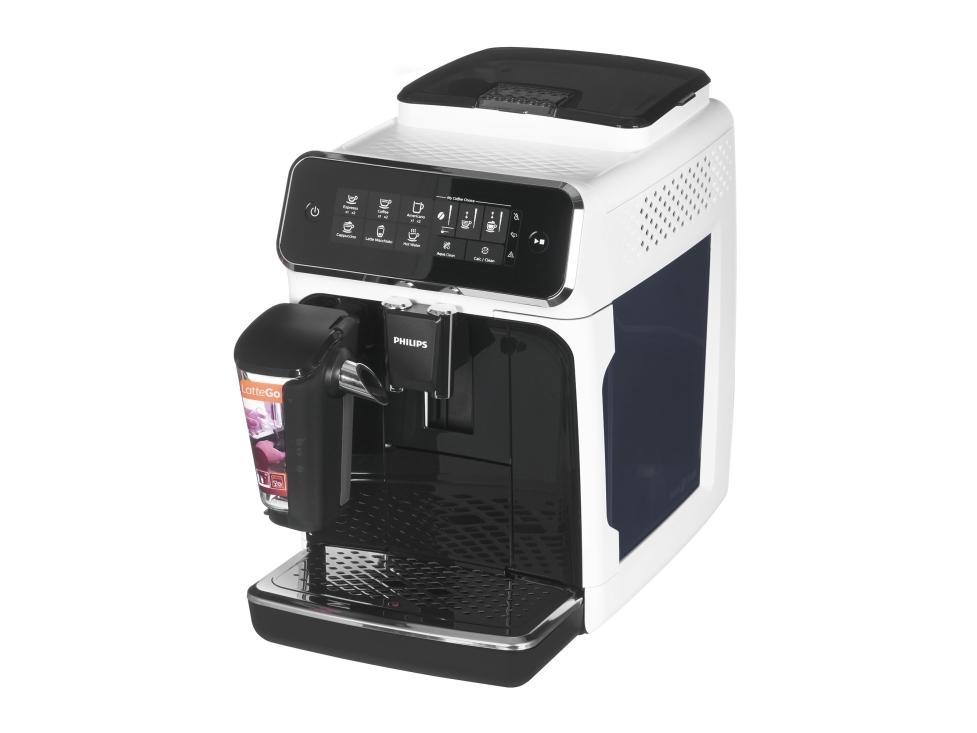 syg Hummingbird nøgen Philips Series 3200 EP3243 - Automatisk kaffemaskine med capuccinatore - 15  bar - hvid/sort