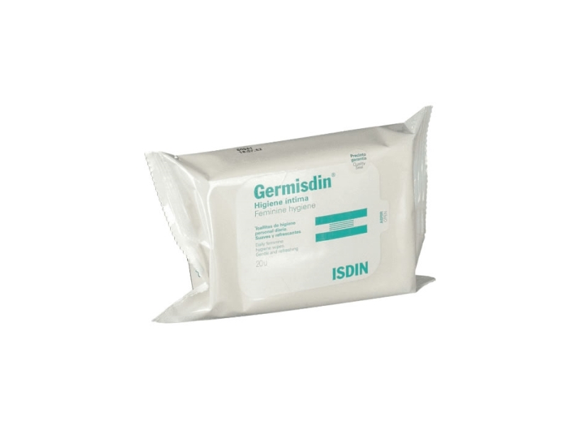 Isdin Germisdin intymios servetėlės 20 vnt