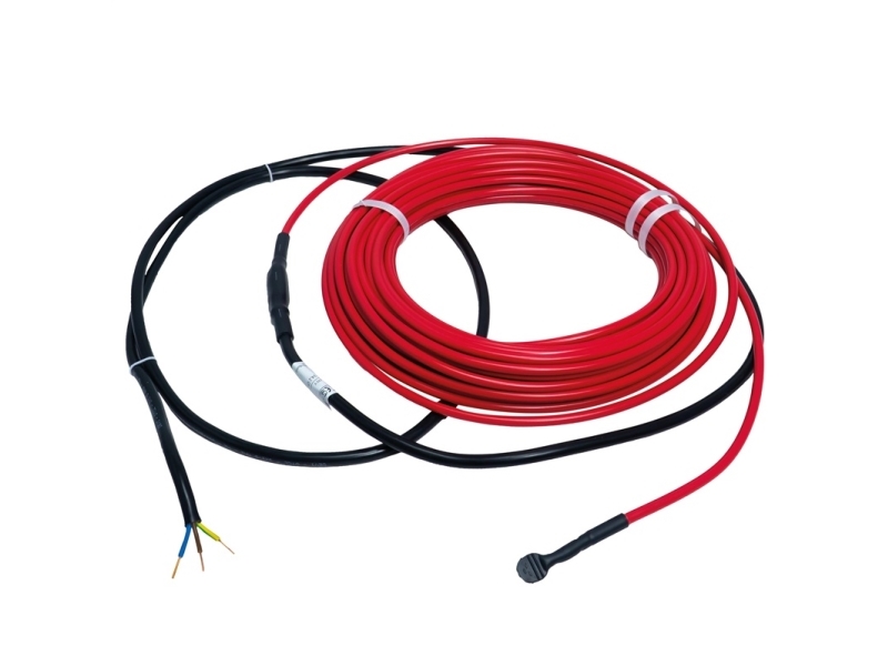 DEVIflex 18T (18W/m) serieresistiv värmekabel för inbäddning i betong eller liknande för golvvärme